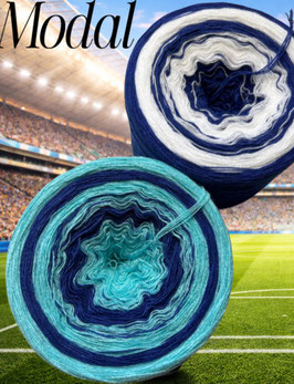 Auswärtsspiel 2026: Strickset Leuchtturm-Tuch