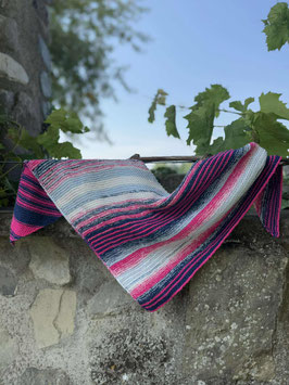 Horizont-Leuchti: Strickset Leuchtturm-Tuch