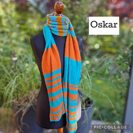 Oskar (to go): Strickset Leuchtturm-Männerschal