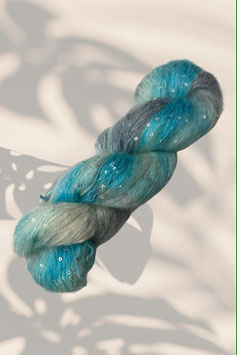 Pailettengarn mit Mohair, No. 1