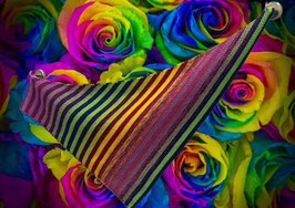 Bunte Rosen: Strickset Leuchturm-Tuch