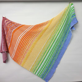 Regenbogen: Strickset Leuchtturm-Tuch