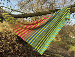 Mühlen-Leuchti Hauptfarbe kiwi: Strickset Leuchtturm-Tuch
