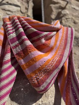 Dankbar: Strickset Leuchtturm-Tuch