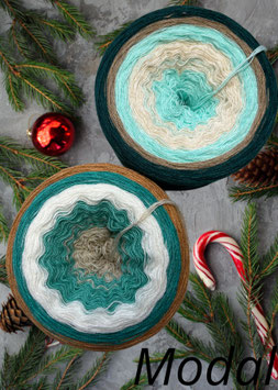 Frohe Weihnachten: Strickset Leuchtturm-Tuch