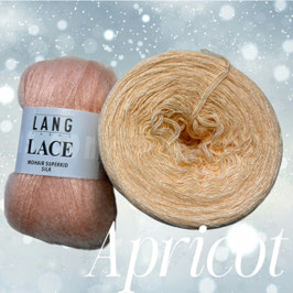 Mützenset Modal+Lace, Fb. apricot + 27