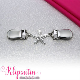 Klipsutin "Seestern silber"