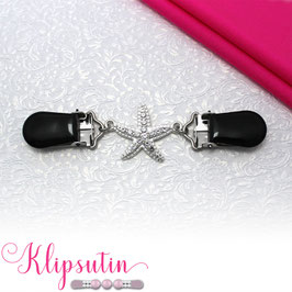 Klipsutin "Seestern schwarz"