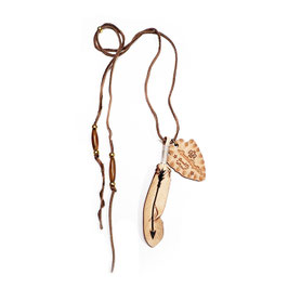 RGCB-001 / ARROW FEATHER CHOKER