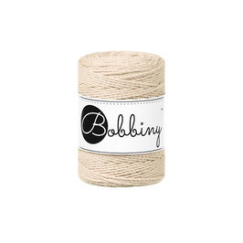 Bobbiny Warm Beige 3PLY Makramee-Schnur gedreht 1,5mm 100m