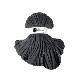 Bobbiny Shiny Charcoal Jumbo Flechtkordel 9mm