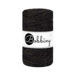 Bobbiny Golden Black 3PLY Makramee-Schnur gedreht 3mm 100m