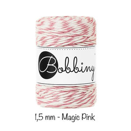 Bobbiny Magic Pink Makramee Kordel 1,5mm 100m