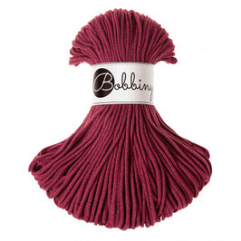 Bobbiny Wine Red Junior Flechtkordel 3mm 100m