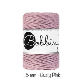 Bobbiny Dusty Pink Makramee Kordel 1,5mm 100m
