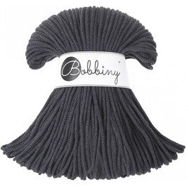 Bobbiny Charcoal Junior Flechtkordel 3mm 100m