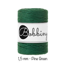 Bobbiny Pine Green Makramee Kordel 1,5mm 100m