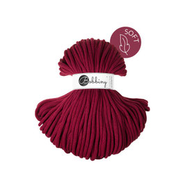 Bobbiny Wine Red Flechtkordel Soft 8mm 100m