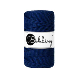 Bobbiny Ink Blue 3PLY Makramee-Schnur gedreht 3mm 100m