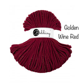 Bobbiny Golden Wine Red Premium Flechtkordel 5mm