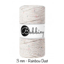 Bobbiny Rainbow Dust Makramee Kordel 3mm 100m