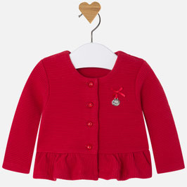 Mayoral ベビー女の子用カーディガン/Baby girl basic jersey cardigan