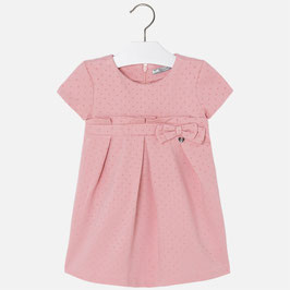 Mayoral ガールズポンテジャージードレスピンク/Girl ponte knit dress with short sleeves pink