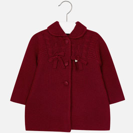 Mayoral 女の子用ニットコート　赤/Girl knit coat Red