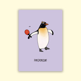DIN A4 Druck "Pingponguin"