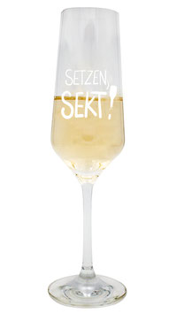 Sektglas "Setzen, SEKT!" 0,2l