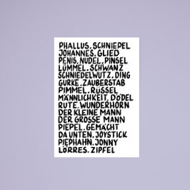 DIN A4 Druck "Da Unten Mann"