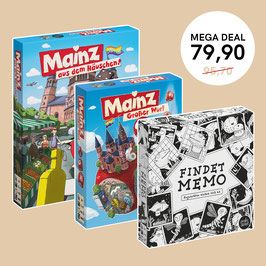 Mega Deal "Mainz aus dem Häuschen + Mainz großer Wurf + Findet Memo"