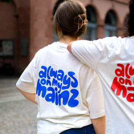 T-Shirt 'Always on my Mainz' (blau)