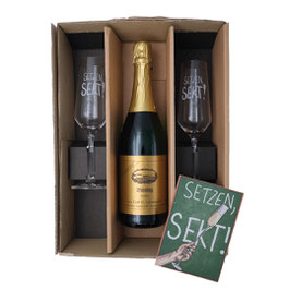 Geschenkset 'Setzen, Sekt!'