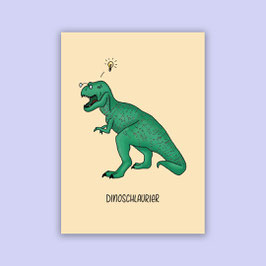 DIN A4 Druck "Dinoschlaurier"