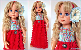 Puppenkleidung 50 cm Götz Hannah /-Happy Kidz, HANNAH - Melone Aqua
