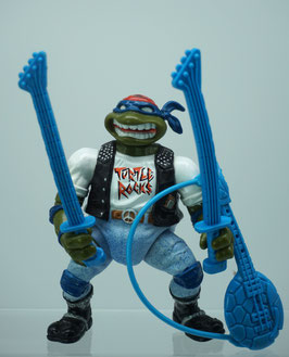 TMNT  "Rock Leonardo"  Playmates 1991    ART.0170