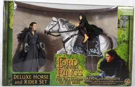 The Lord of the Rings-The Fellowship of the Ring Deluxe Horse and Rider Set von Toy Biz 2001- 128