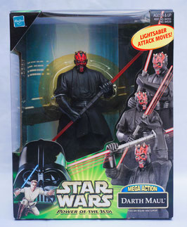 STAR WARS Hasbro  Power of the Jedi  "Mega Action Darth Maul" 2000