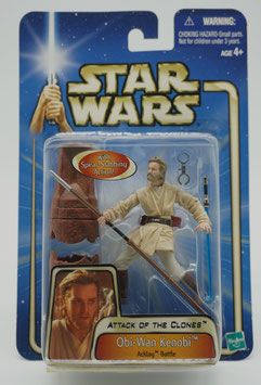 Star Wars  Attack of the Clones    "Obi-Wan Kenobi"  Hasbro 2002   Art.0131