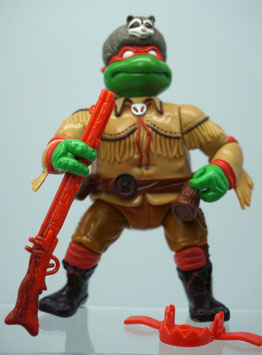 TMNT    "Wacky Wild West Sewer Scout Raphael"  Playmates 1992    ART.0216