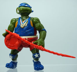 TMNT    "Track n Field Leo"  Playmates 1992    ART.0210