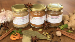 Starter "SPICE-MIX" Set, 1 Set mit 3 Gewürzmischungen und 1 Set mit Ghee, frisch nach Eingang der Bestellung zubereitet