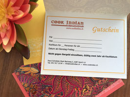 Gift Voucher Cooking Course for 2 persons package