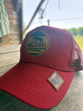 Caps mit Kunstleder-Etikett