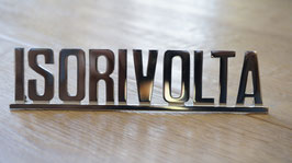 Schriftzug ISORIVOLTA Edelstahl / Script ISORIVOLTA Stainless steel