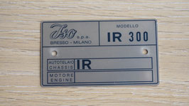 Iso Typenschild / Data type plate