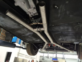 Edelstahlabgasanlage / Stainless steel exhaust system