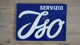 Emailleschild  / Enamel shield Iso Servizio, Rivolta, Grifo, Fidia, Lele