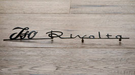 Schriftzug Iso Rivolta Kofferraum / Script Iso Rivolta trunk